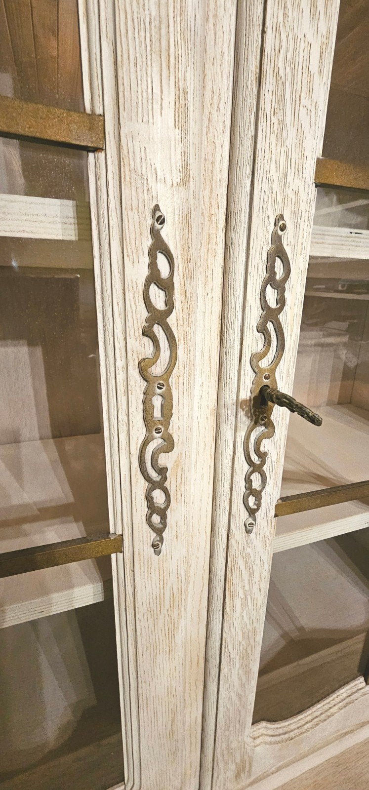 Vaisselier double corp style Louis XV, Maison & Meubles, Enlèvement, Métal
