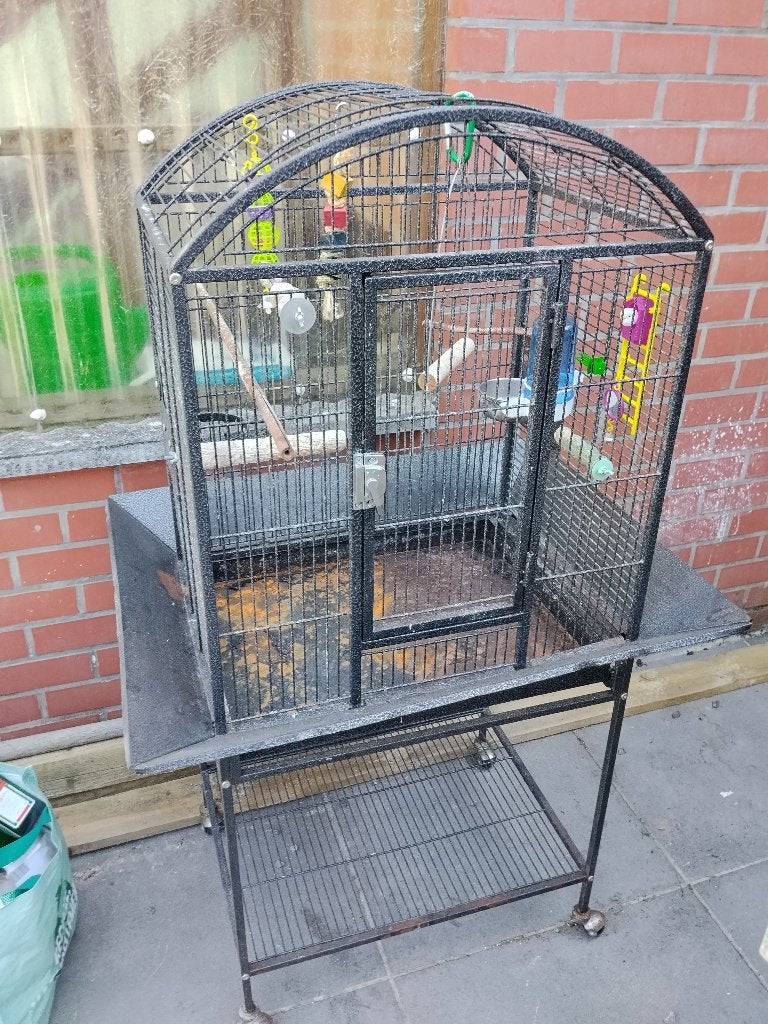 Cage a oiseaux, Animaux & Accessoires, Enlèvement, Utilisé, Métal, Volière