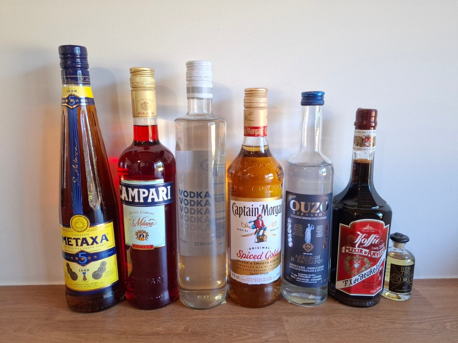 inboedelopruiming drank, Ophalen