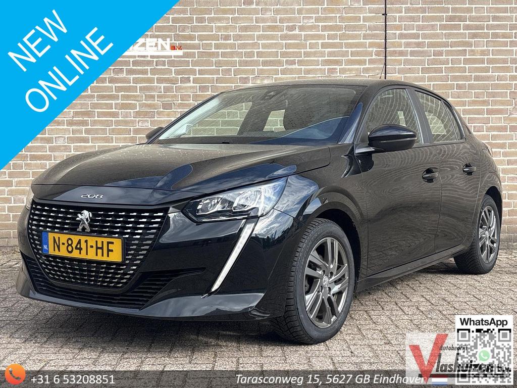 Peugeot 208 1.2 PureTech Active | € 6.900,- NETTO! | Cruise, Auto's, Peugeot, Zwart, Handgeschakeld, 119 g/km, Stadsauto