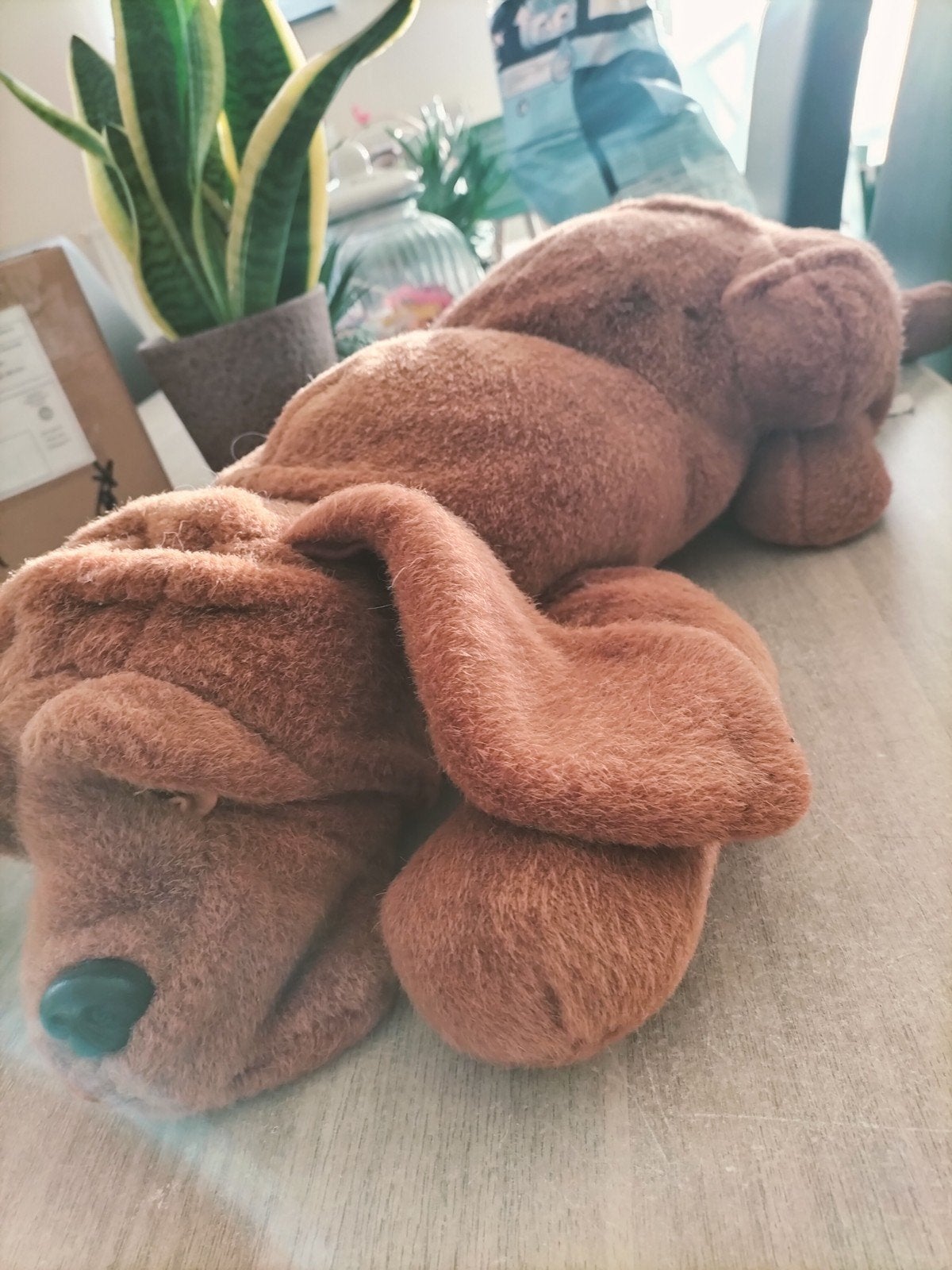 Grote pluche hond 75cm, Ophalen of Verzenden, Hond