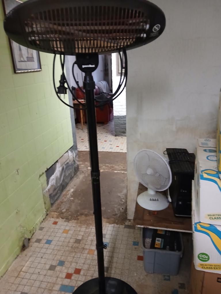 Terrasverwarmer, Enlèvement