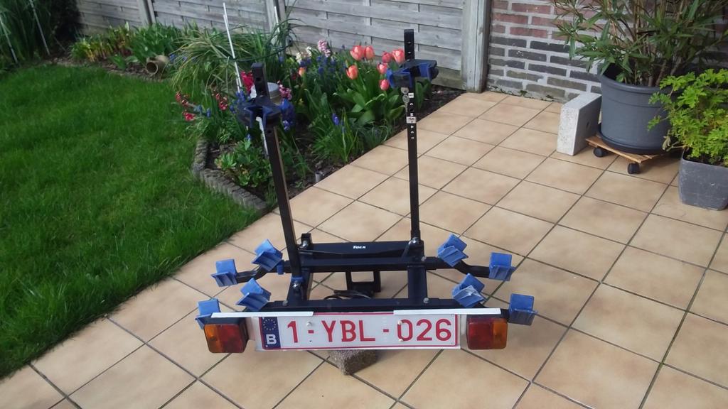 Te koop fietsdrager, Enlèvement, 2 vélos