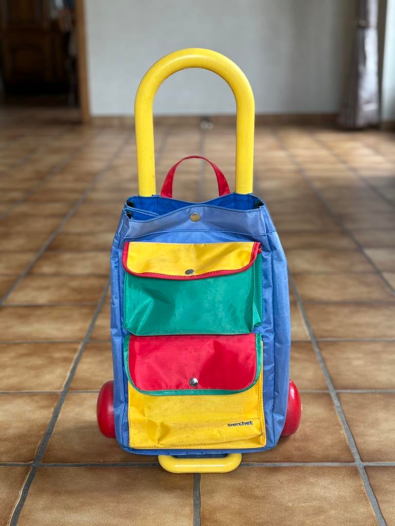 Chariot pour enfants des années 90 de Berchet., Enlèvement, Comme neuf, Garçon ou Fille
