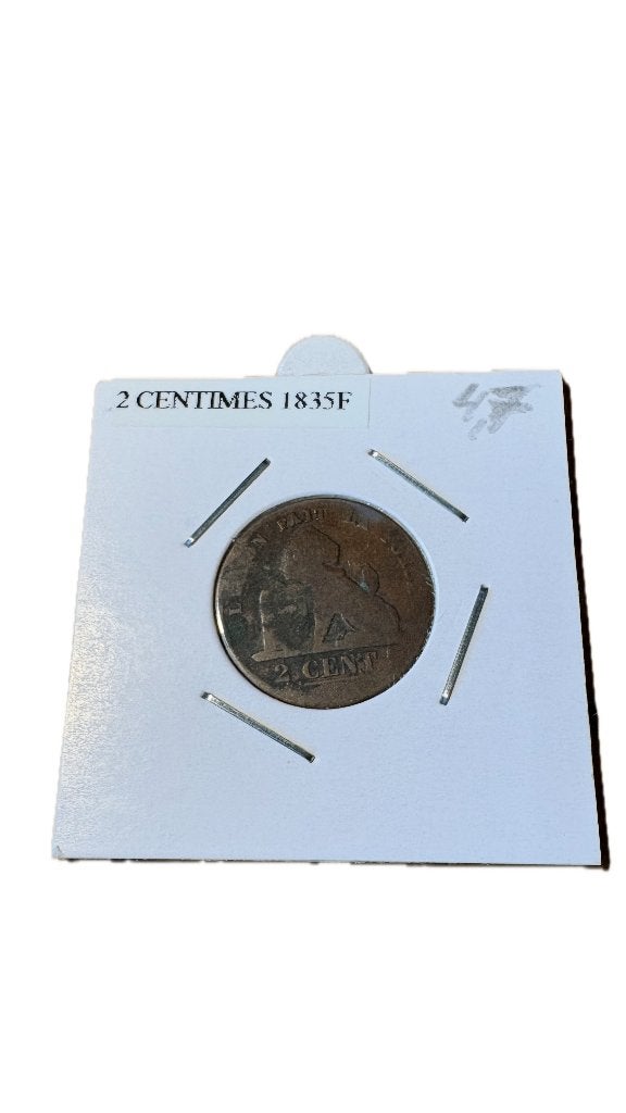 LEOPOLD I: 2 cent 1835F, Ophalen of Verzenden