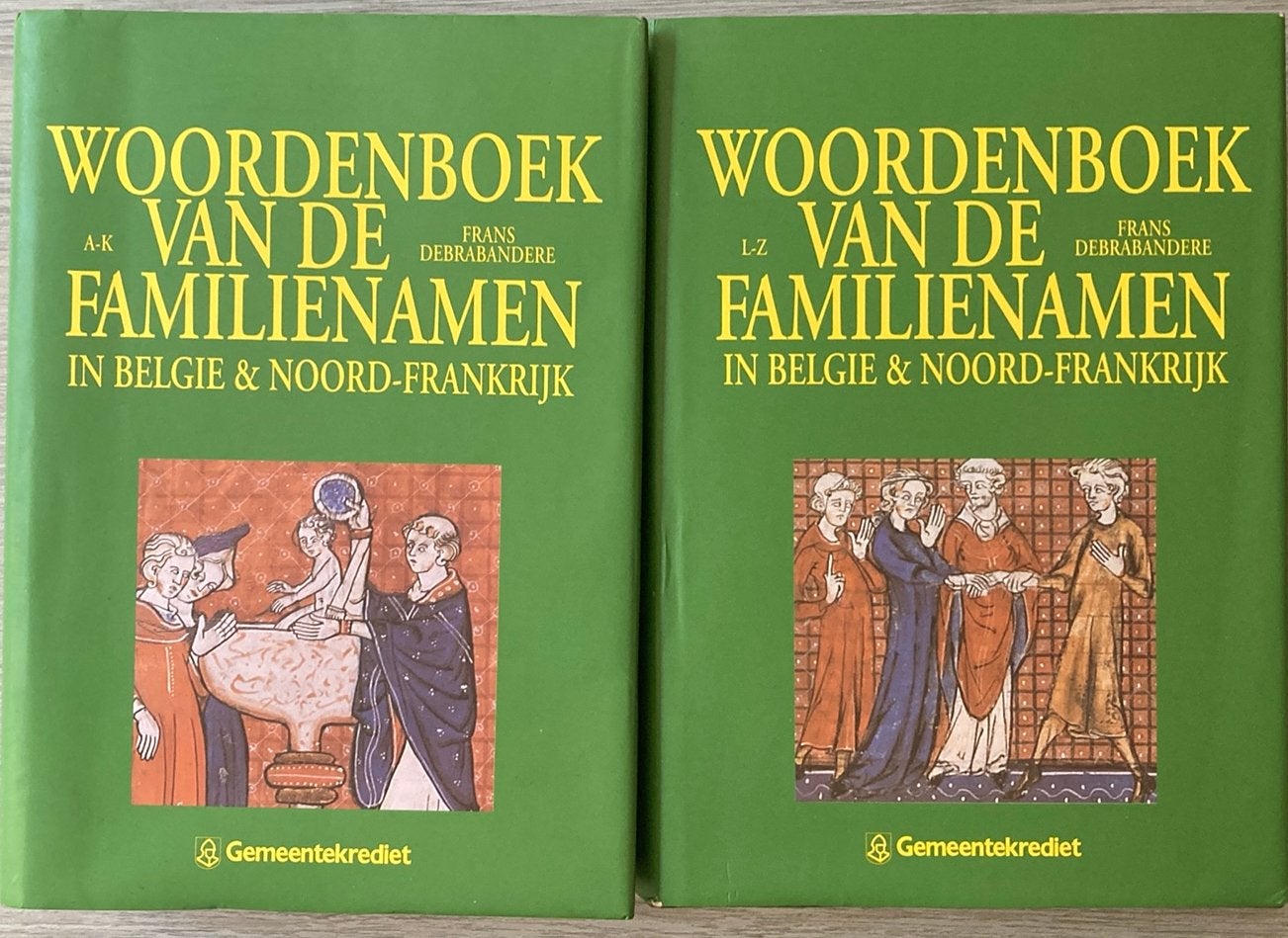 Woordenboek vd familienamen in België en Noord-Frankrijk, Ophalen of Verzenden, Zo goed als nieuw, Frans