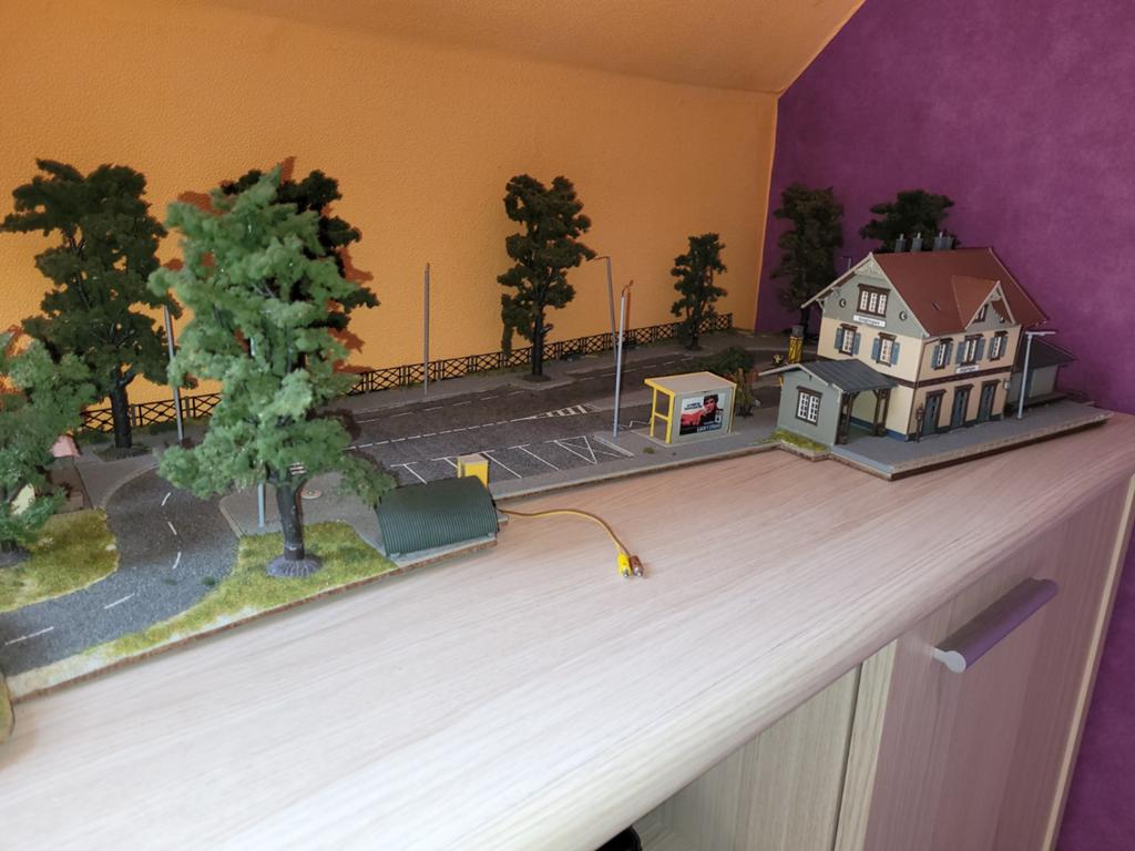 Diorama met verlichting, Hobby en Vrije tijd, Modelbouw | Figuren en Diorama's, Ophalen, Diorama