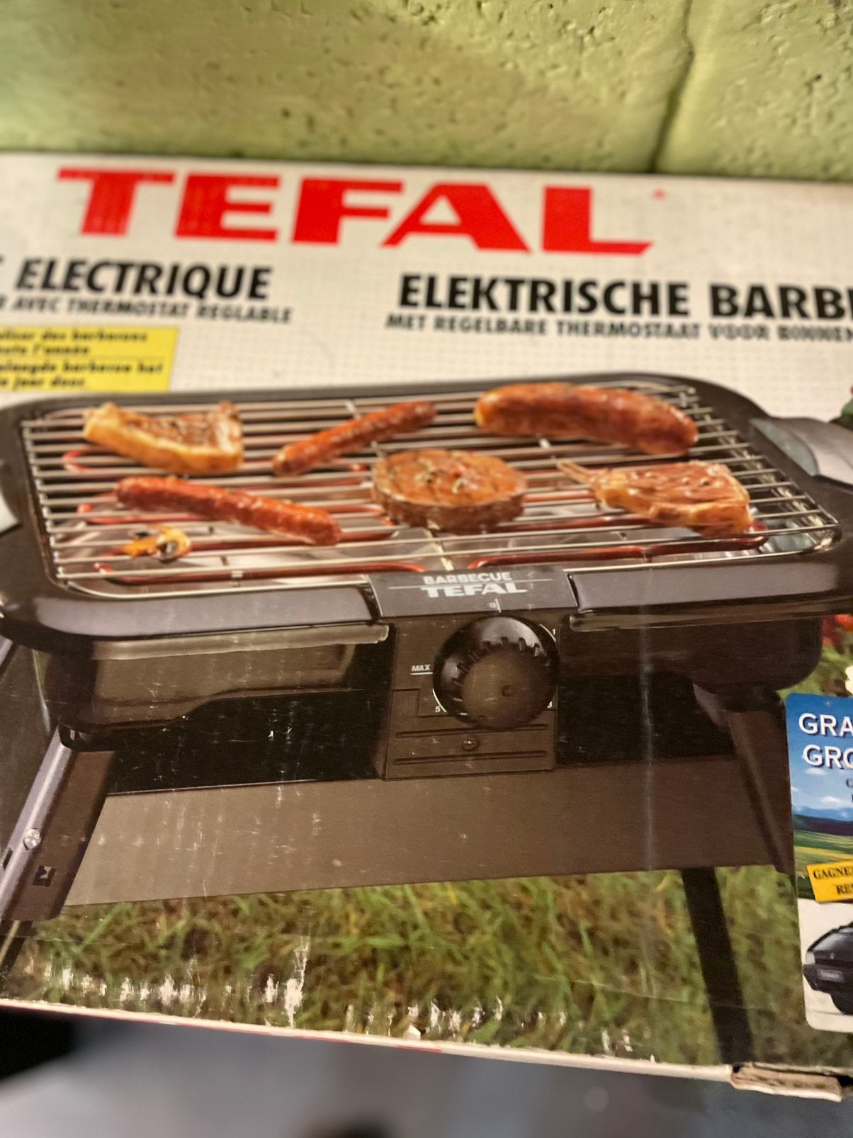 Elektrische Barbecue 2000 watt, Tuin en Terras, Ophalen, Zo goed als nieuw