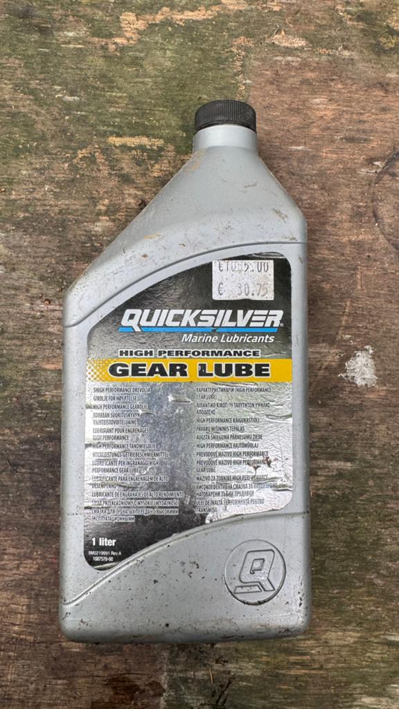 Quicksilver High Performance Gear Lube 1L – Marine Lubricant, Enlèvement