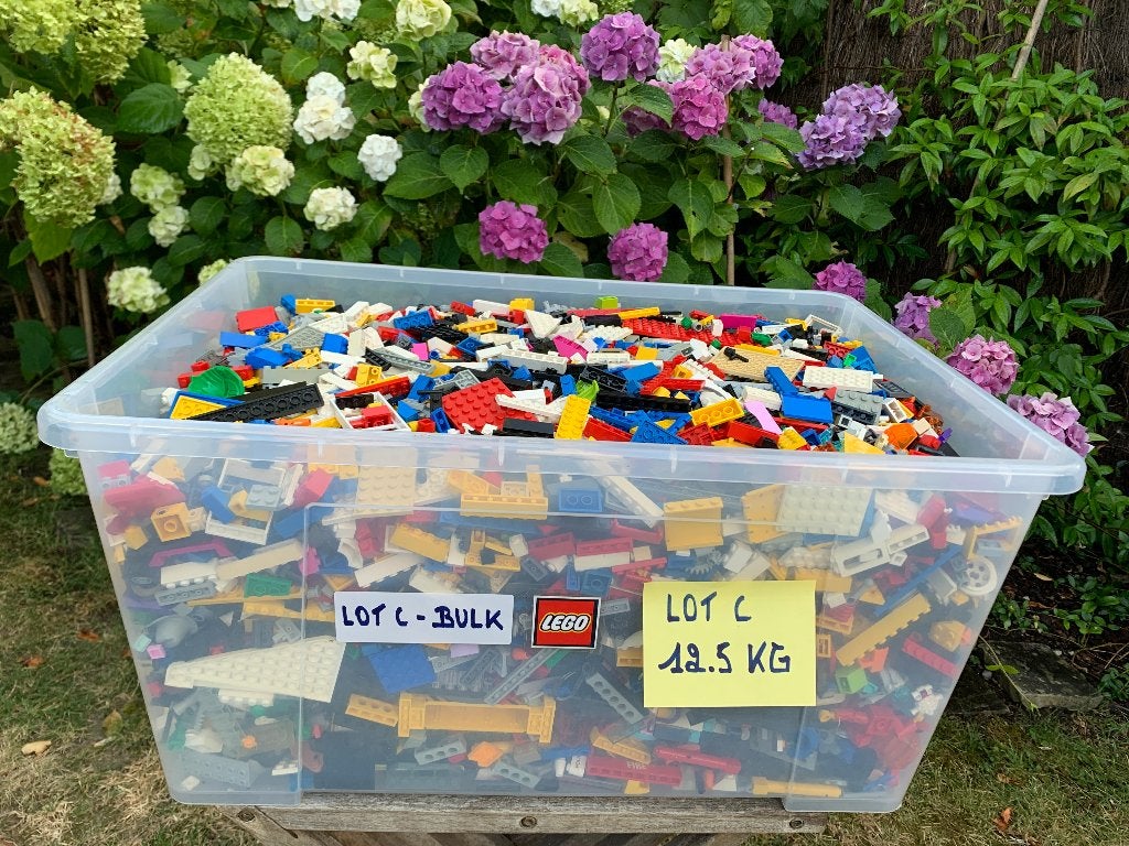 LEGO: SUPERLOT BULK LOT C - 12.50 KG, Enlèvement ou Envoi, Utilisé, Briques en vrac, Lego