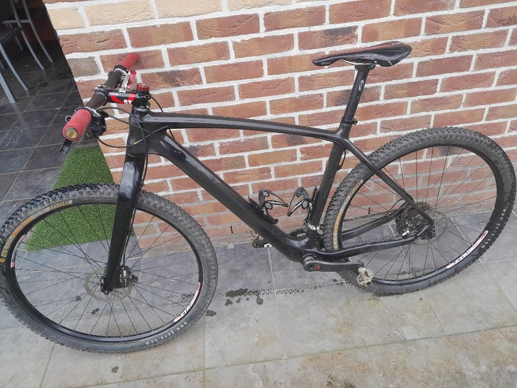 carbon mtb xl, Fietsen en Brommers, Fietsen | Mountainbikes en ATB, 53 tot 57 cm, Geen vering, Ophalen, Gebruikt