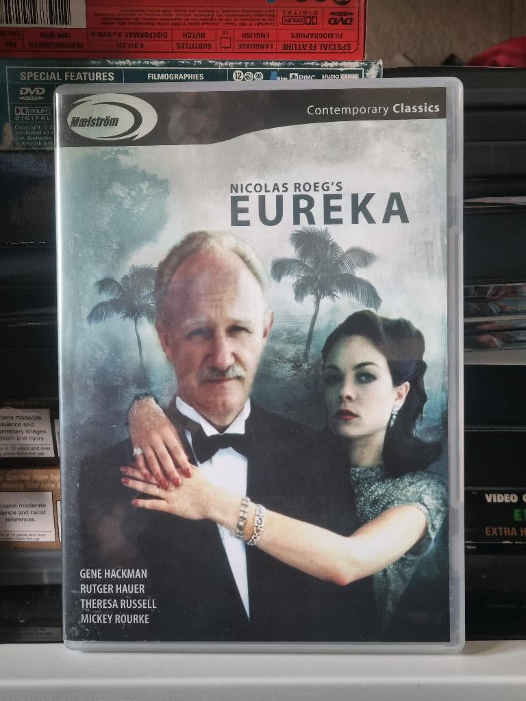 Eureka, Gene Hackman, Rutger Hauer, Mickey Rourke, Ophalen of Verzenden