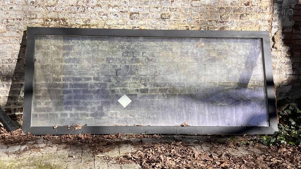 alu raam met hoogrendementsglas, Doe-het-zelf en Bouw, Raamkozijnen en Schuifdeuren, Ophalen, Raamkozijn, Aluminium, Zo goed als nieuw