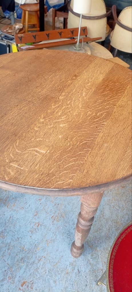 Table en chêne, Antiquités & Art, Antiquités | Meubles | Tables, Enlèvement