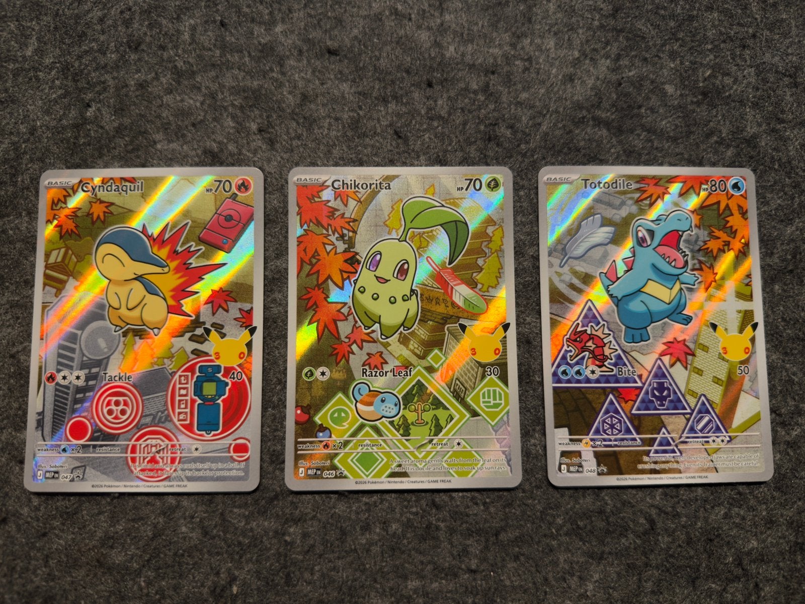 Pokemon First Partner Gen 2 set Johto mint, Hobby en Vrije tijd, Ophalen of Verzenden, Zo goed als nieuw