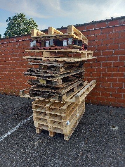 GRATIS PALETTEN (HOUT), Ophalen, Gebruikt