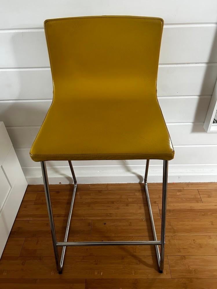 IKEA chaise haut / tabouret de bar, Enlèvement, Utilisé, Cuir