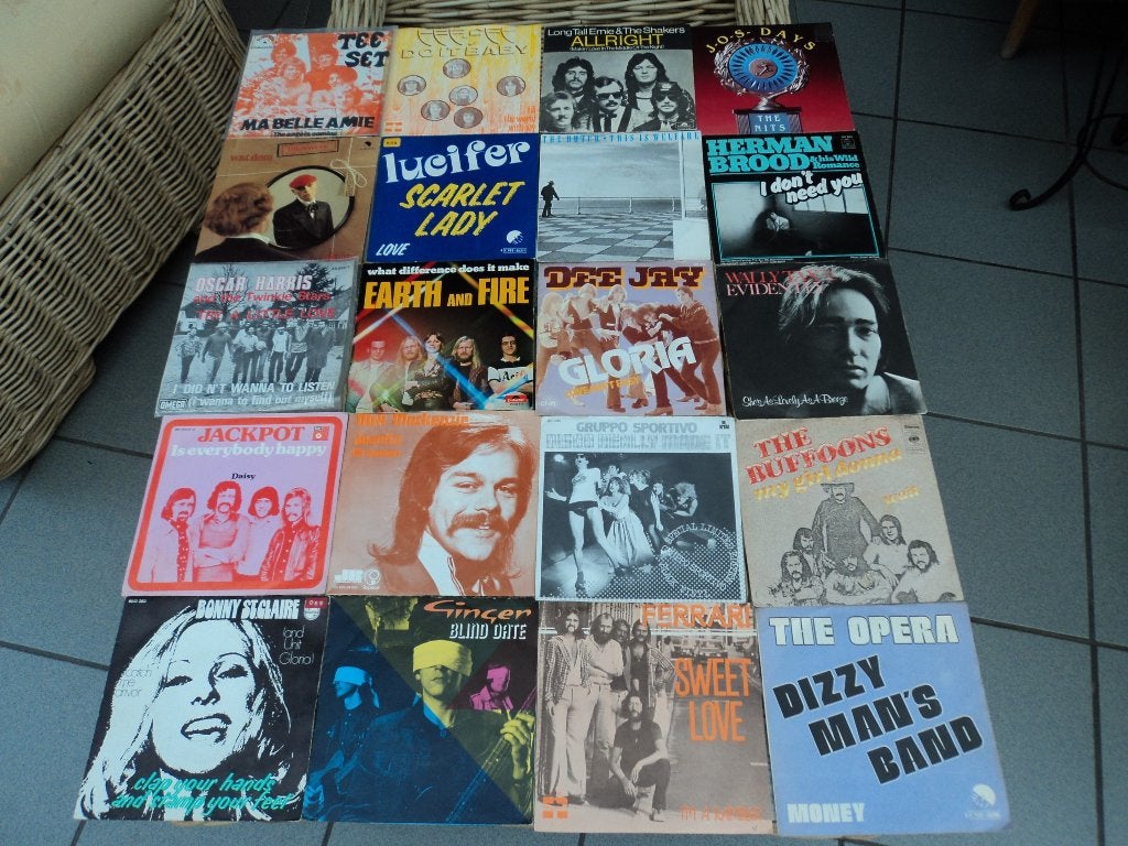 Billet Nederpop de 20 singles pour 10 euros !, Enlèvement ou Envoi, 7 inch, Pochette photo, Utilisé