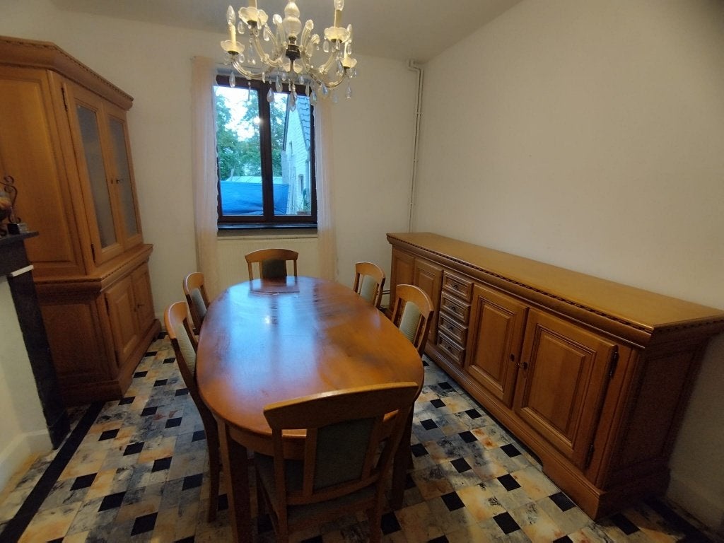 Salle à manger complète – 9 pièces (Excellent état), Maison & Meubles, Enlèvement, Comme neuf, 6 à 8 chaises