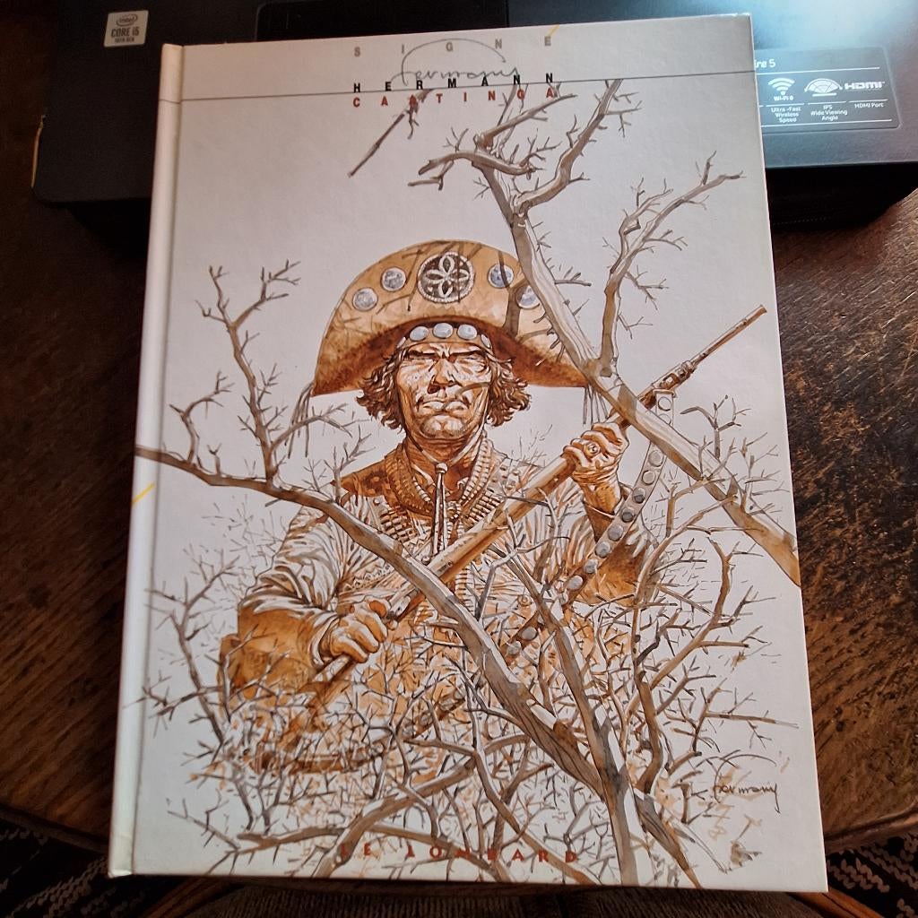 CAATINGA SIGNE HERMANN, Une BD, Hermann., Utilisé, Envoi