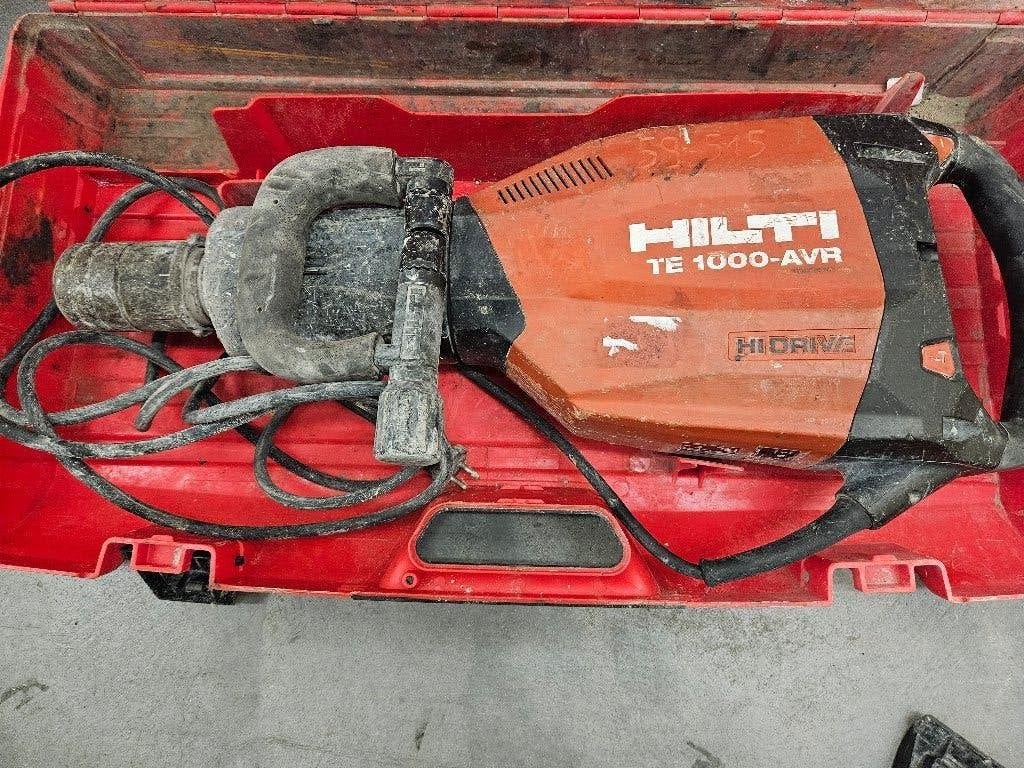 Marteau de démolition lourd Hilti TE 1000 - AVR TE-S, 600 watts ou plus, Enlèvement, Utilisé, Mécanisme de percussion