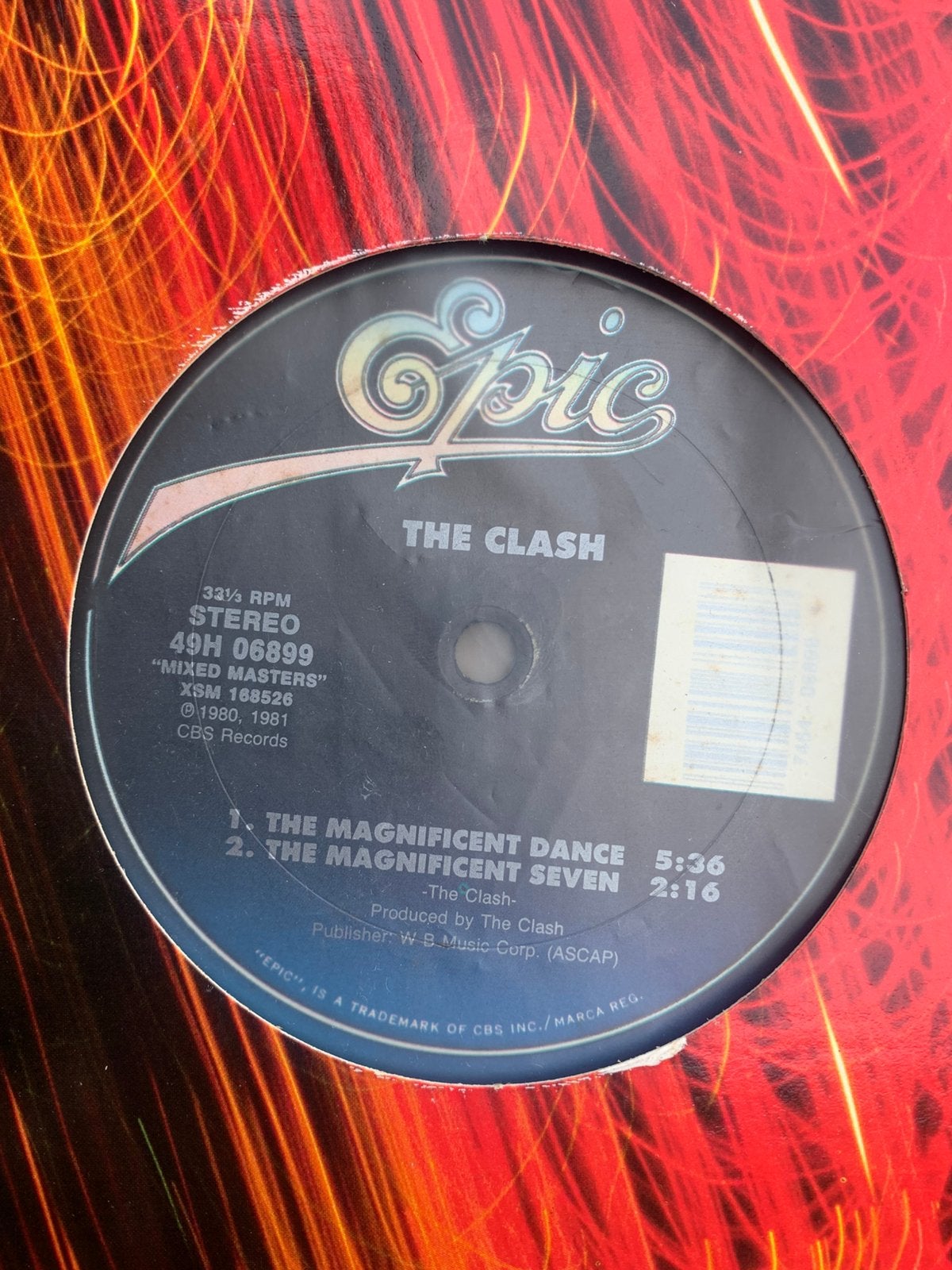 The Clash - This is Radio Clash / The Magnificent Dance, Enlèvement ou Envoi, Utilisé, 12 pouces, Rock électronique