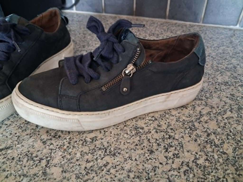 Sneakers blauw merk gabor  – maat 5 = 38, Enlèvement ou Envoi, Sneakers et Baskets, Gabor, Porté