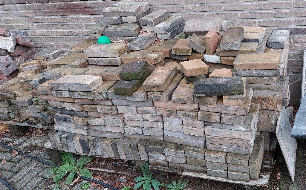 bakstenen, Doe-het-zelf en Bouw, Ophalen, Gebruikt, Bakstenen