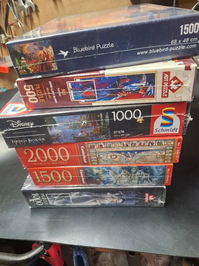 6 Puzzels - nieuw, Ophalen of Verzenden, Nieuw, Legpuzzel