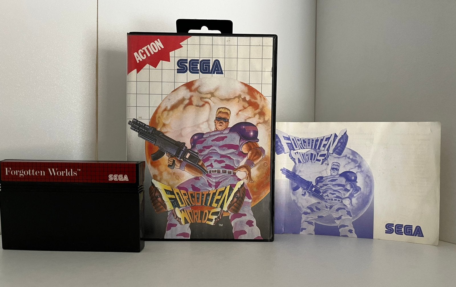 Forgotten  worlds sega master system, Ophalen, Zo goed als nieuw, Master System