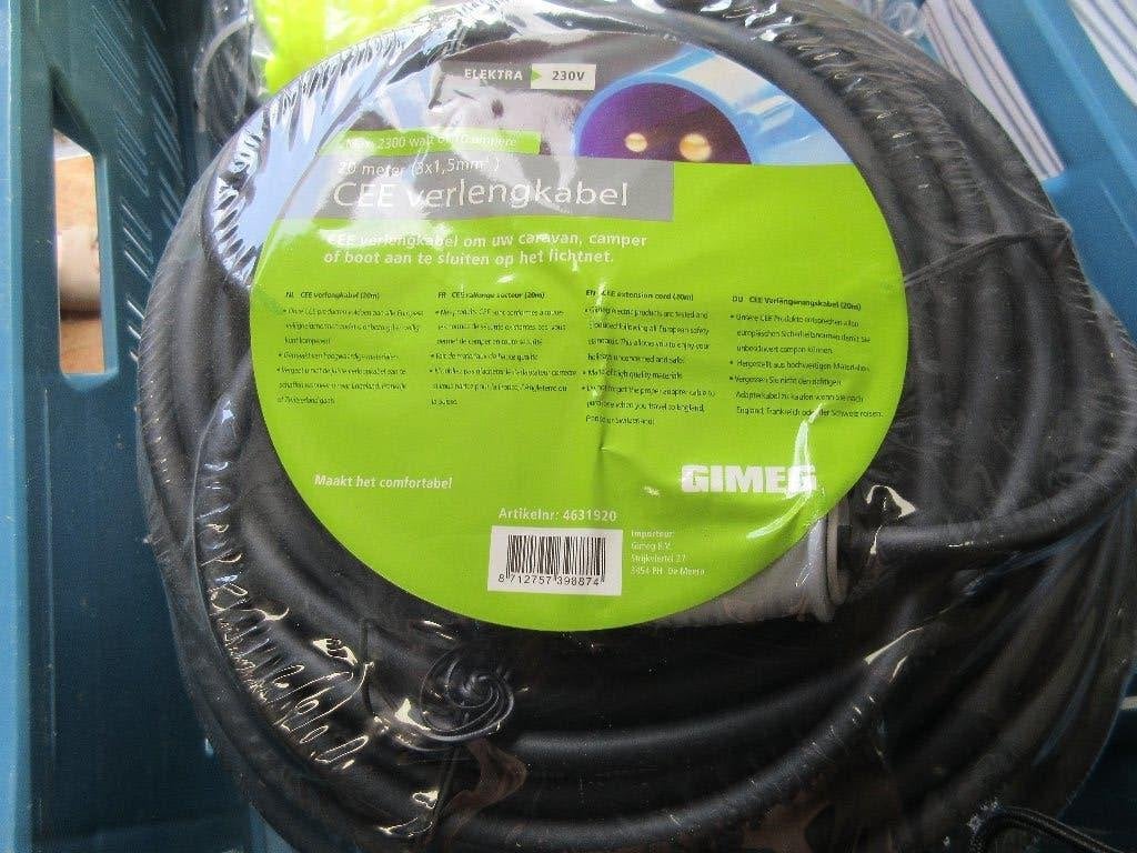 kabel voor caravan /mobilhome, Caravanes & Camping, Enlèvement, Neuf