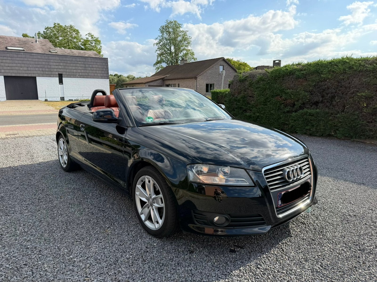 Audi a3 cabrio met vernieuwd dak, Auto's, Audi, Voorwielaandrijving, Sound system, Cabriolet, Zwart