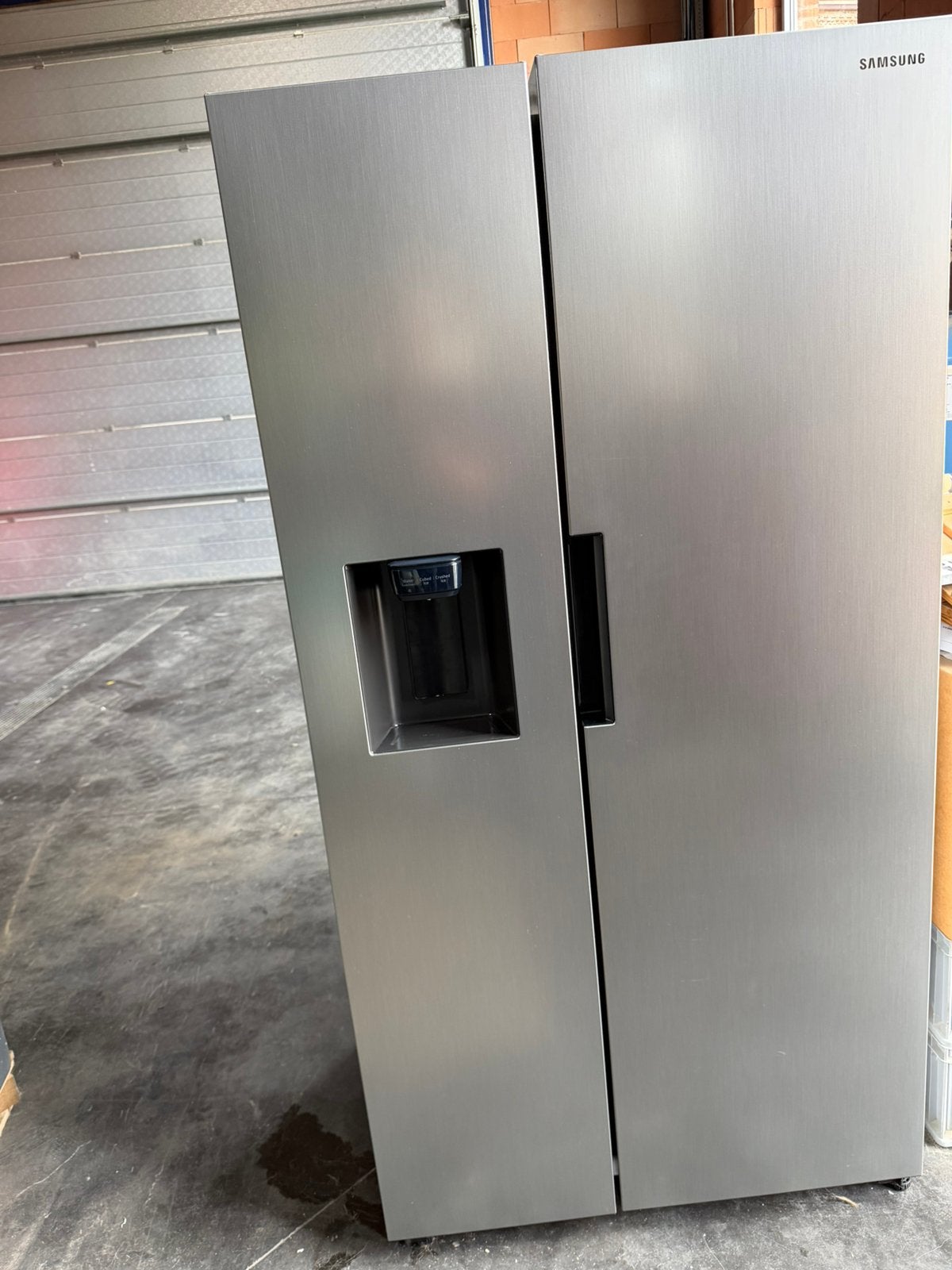 Amerikaanse frigo Samsung., Elektronische apparatuur, Koelkasten en IJskasten, Ophalen, Zo goed als nieuw