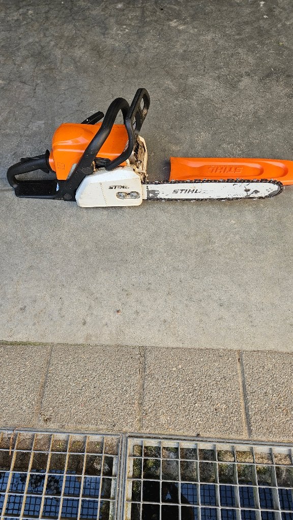 Stihl kettingzaag, Ophalen, Gebruikt, Stilh