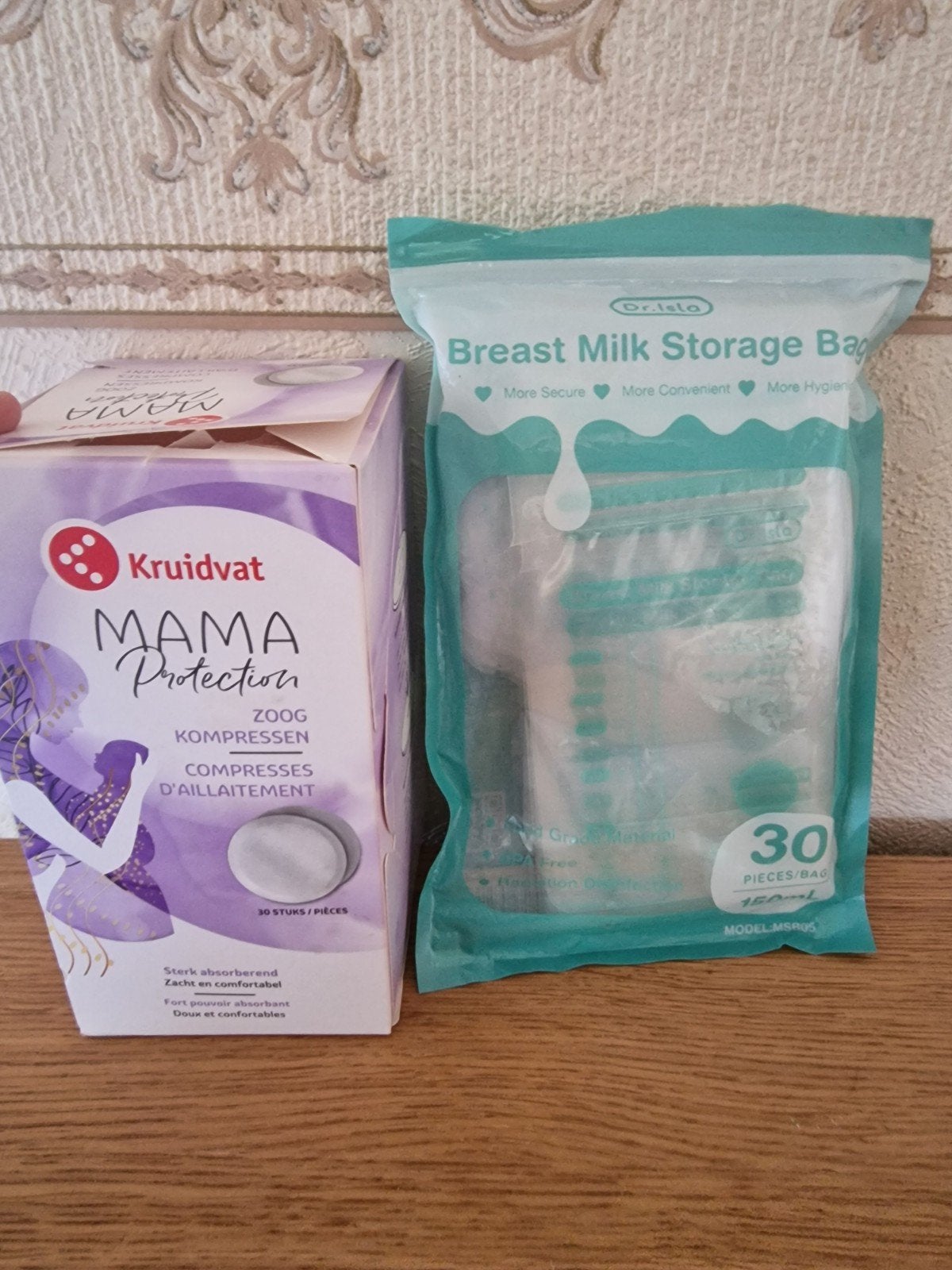Borstvoeding Set: Nieuwe Dr. Isla Bewaarzakjes (30x) + Zoogk, Ophalen
