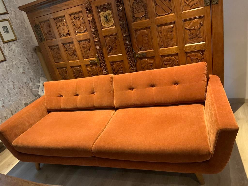 3 zits zetel, kleur Moss Rust, van de Sofacompany, Ophalen, Driepersoons, 75 tot 100 cm, Zo goed als nieuw