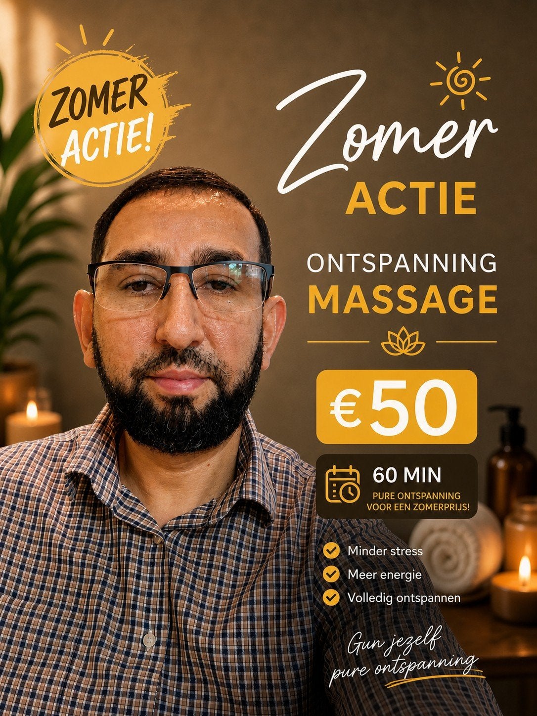 Relaxatiemassage –  ontvangen of aan huis ook mogelijk, Ontspanningsmassage