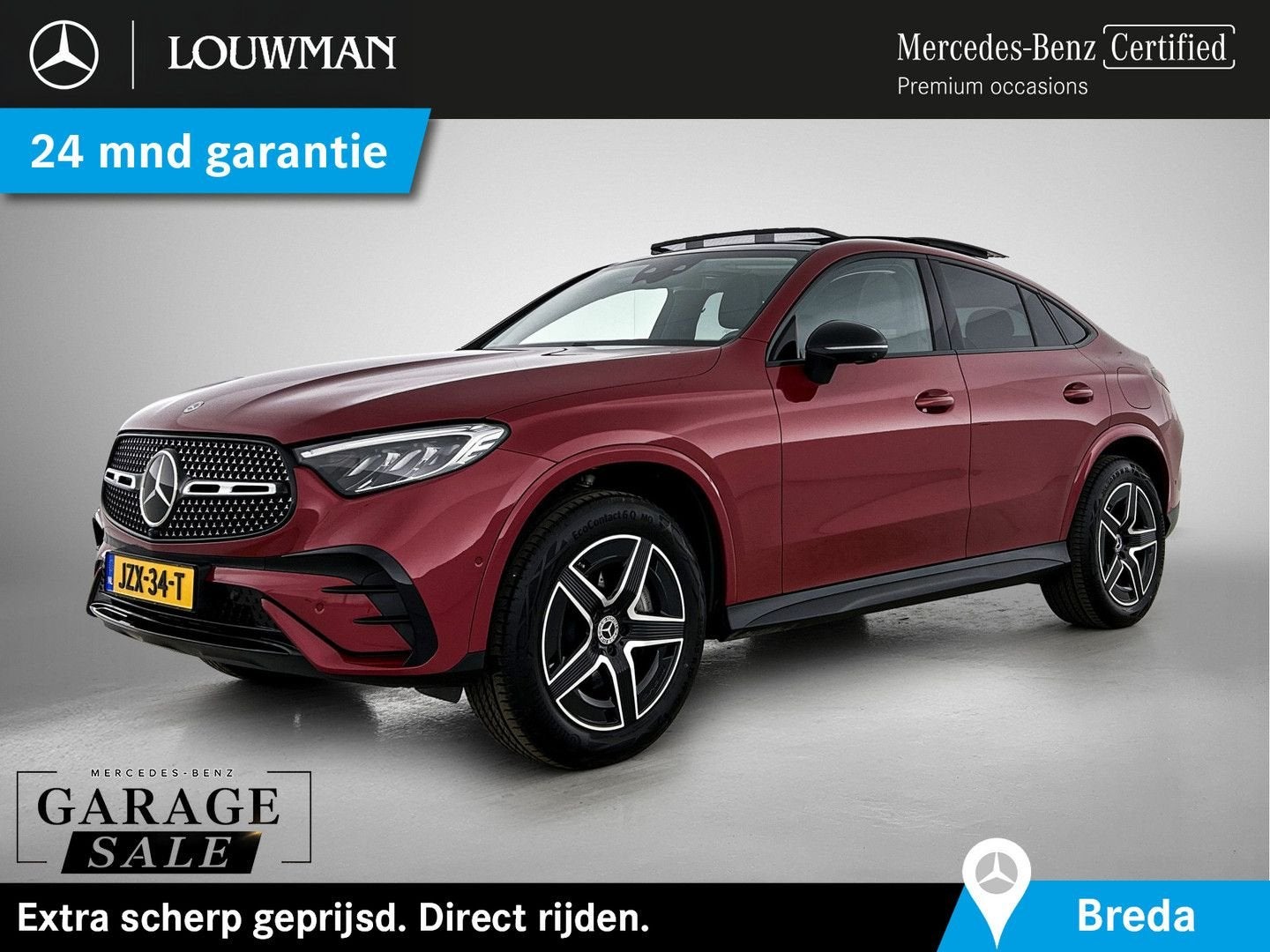 Mercedes-Benz GLC 300 Coupé e 4MATIC AMG Nightpakket | Panor, Automaat, Te koop, Zwart, Navigatiesysteem