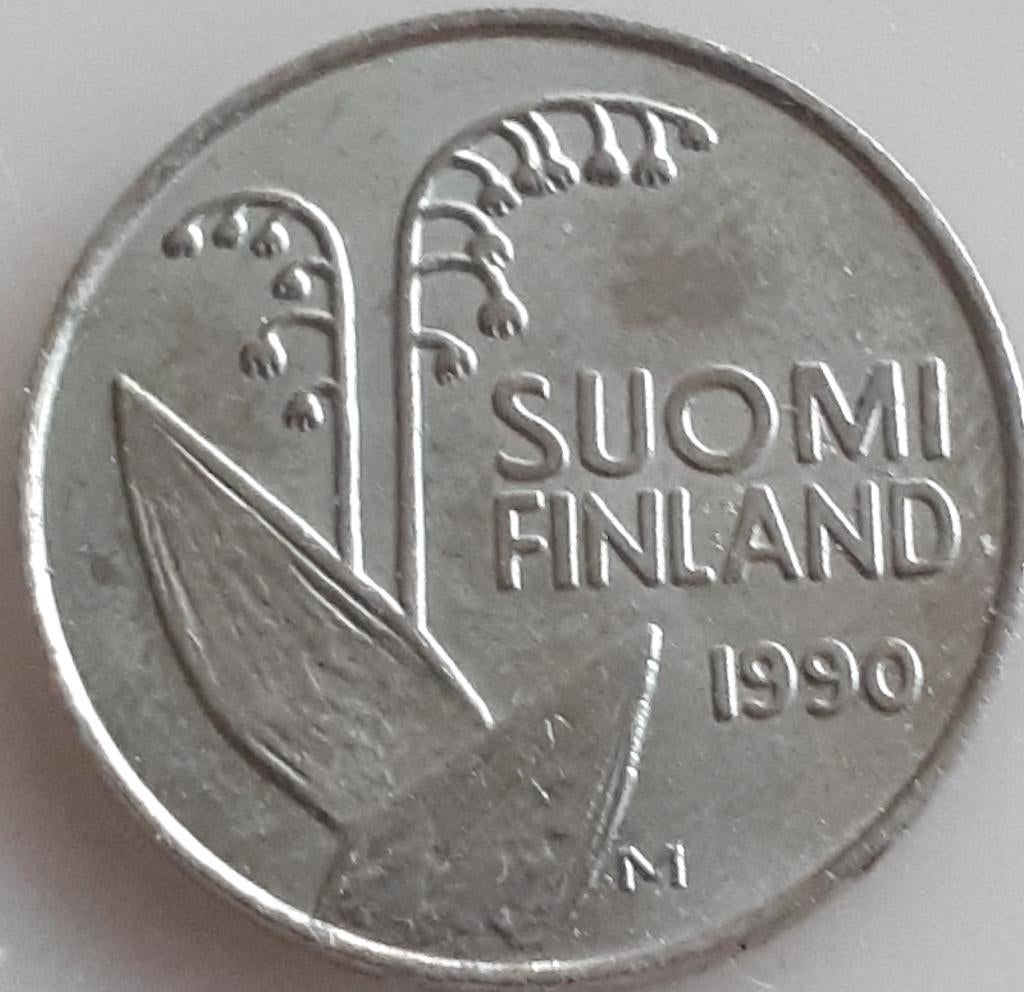 FINLANDE : 10 PENNIA 1990 KM 65 UNC, Envoi, Belgique, Monnaie en vrac