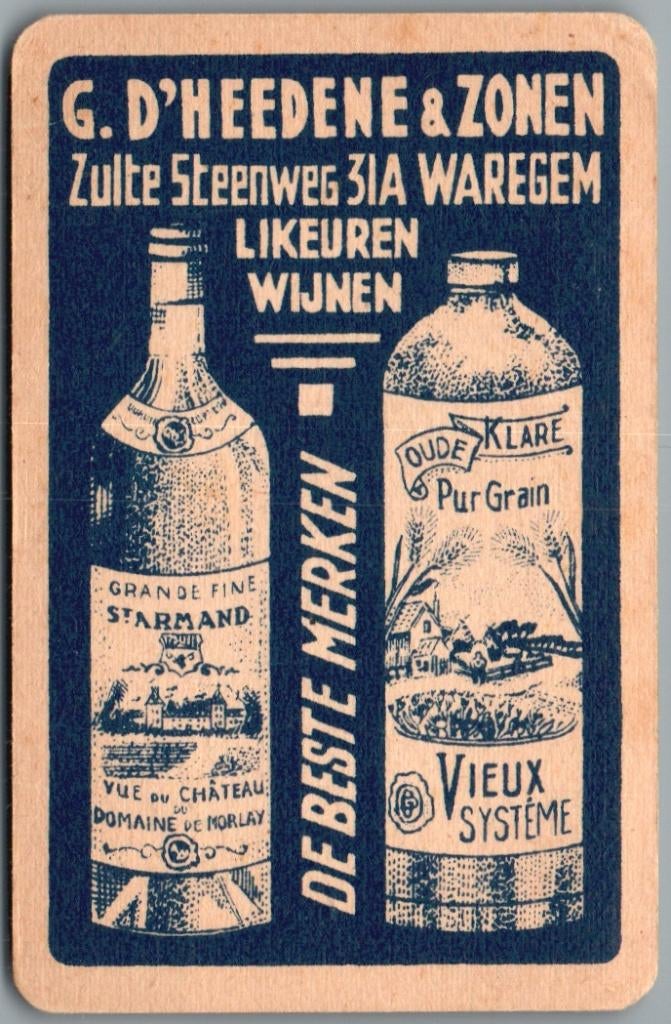 speelkaart - LK14554 - D'Heedene, Verzenden, Zo goed als nieuw, Speelkaart(en)