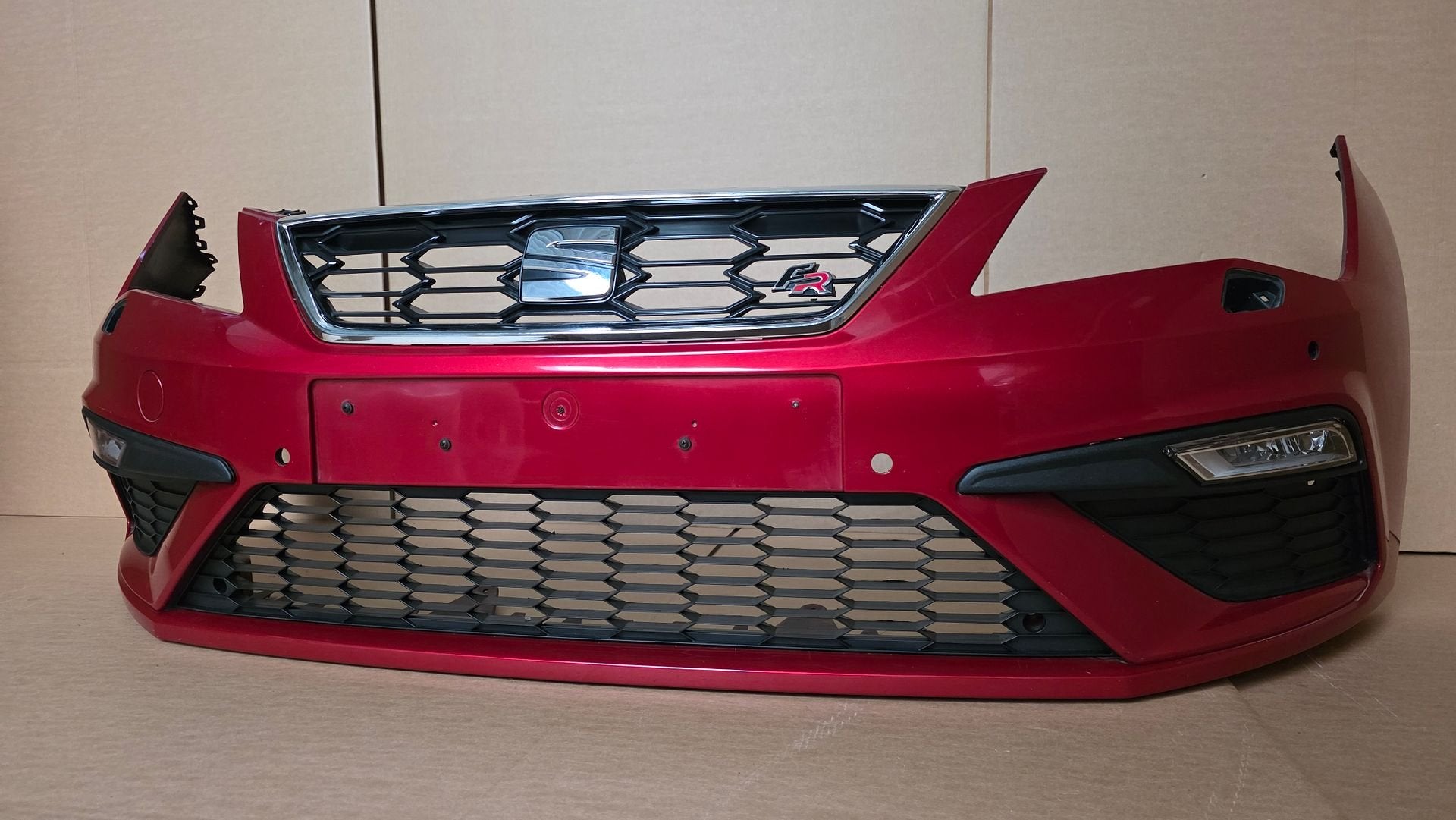 Voorbumper Seat Leon 3 III 5F FACELIFT FR SPORT 2017-2021, Gebruikt, -, Voor, Ophalen of Verzenden