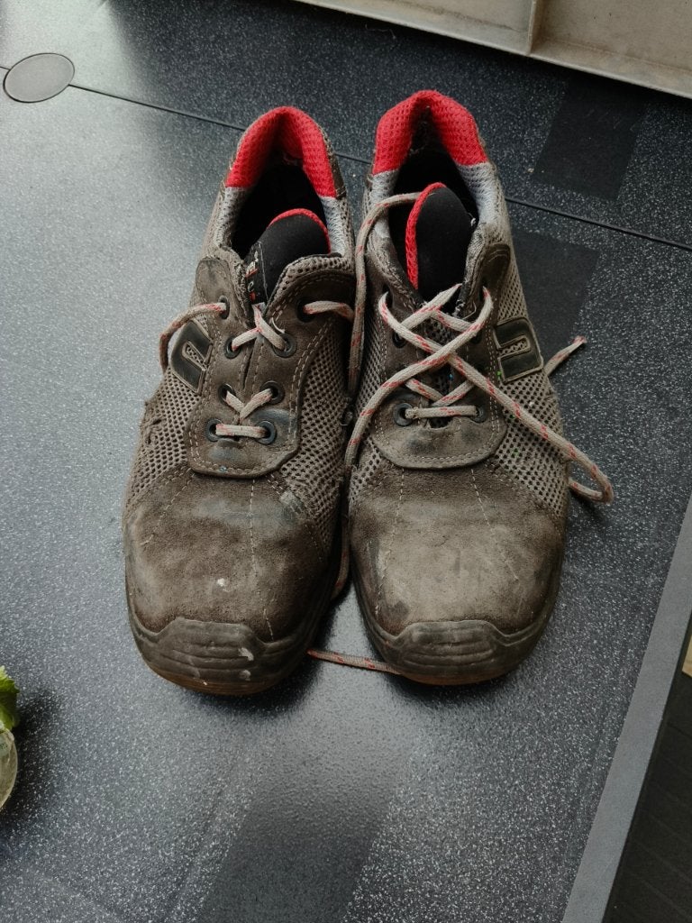 Veiligheidsschoenen maat 42, Enlèvement, Porté, Chaussures de travail