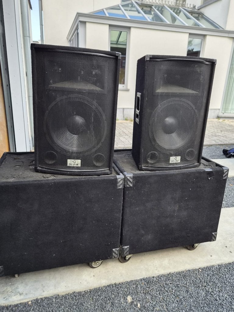 speaker set, sub + tops, Audio, Tv en Foto, Luidsprekerboxen, Ophalen, Gebruikt, Speakerset