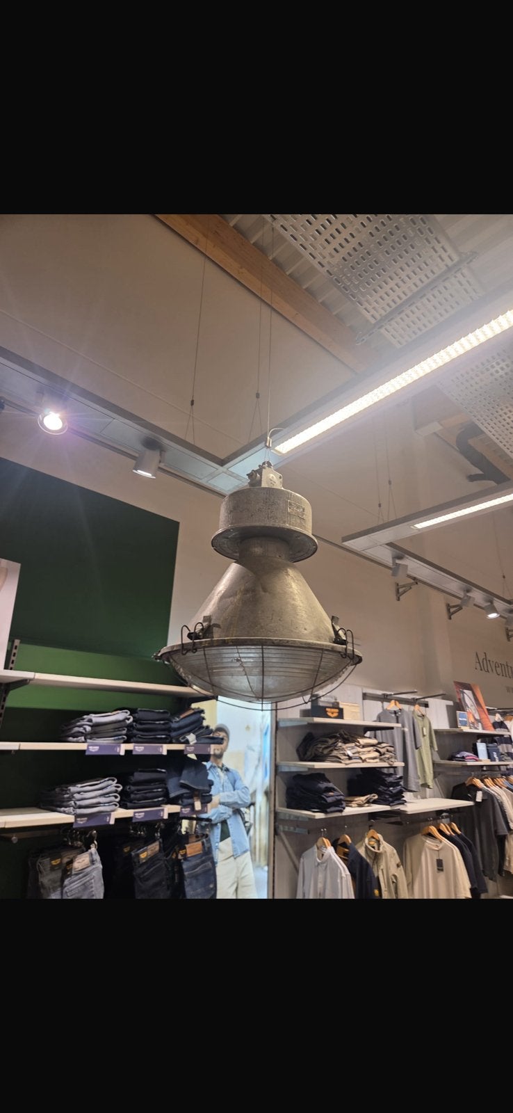 Hanglamp Industrieel Vintage, Maison & Meubles, Enlèvement, Comme neuf