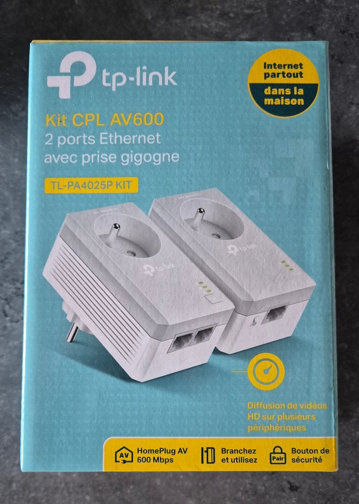 Powerline Ethernet adaptor, Computers en Software, Ophalen of Verzenden, Nieuw, TP link