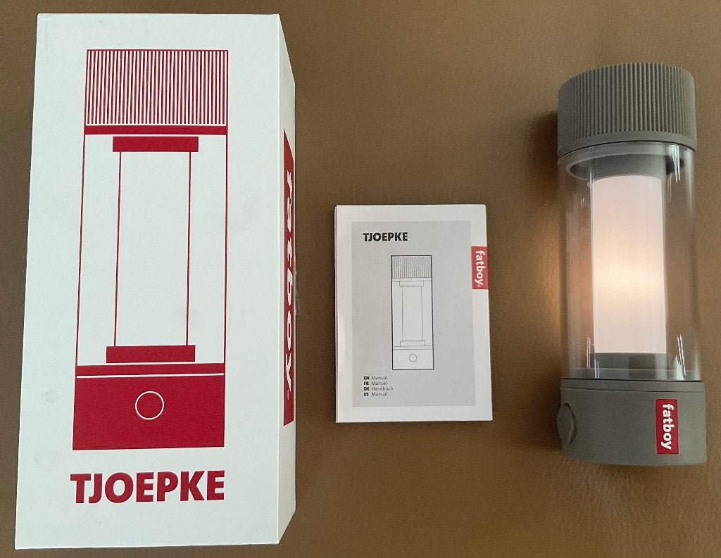 Tjoepke fatboy led tafel licht, Tuin en Terras, Kunststof, Minder dan 50 watt, Overige typen, Ophalen of Verzenden