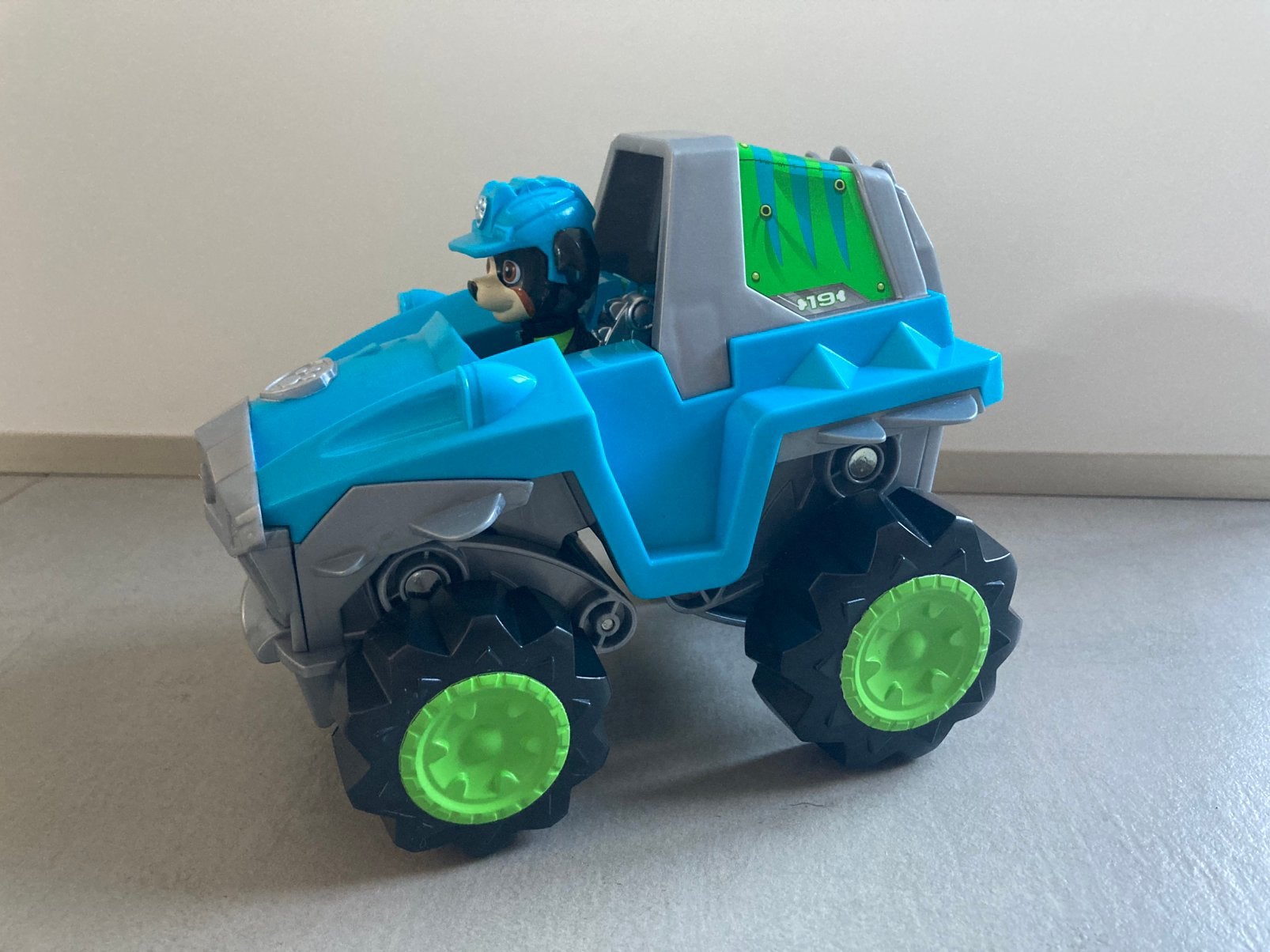 Paw patrol voertuig met pup Rex, Kinderen en Baby's, Speelgoed |Speelgoedvoertuigen, Ophalen, Zo goed als nieuw