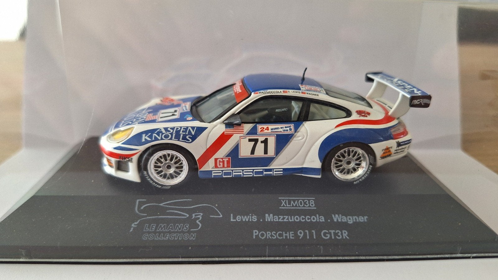 Onyx 1:43 - XLM038 - Porsche 911 GT3R 24u van Le Mans 2000, Ophalen of Verzenden, Zo goed als nieuw, Auto, Overige merken