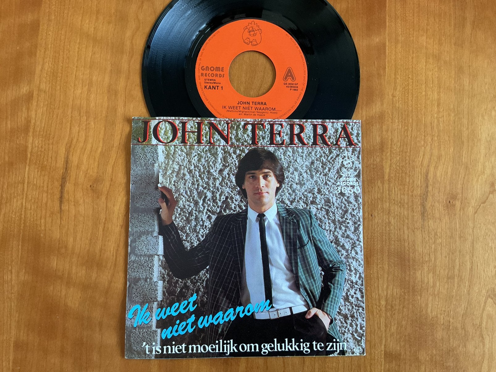 John Terra - Ik weet niet waarom., CD & DVD, Vinyles | Néerlandophone, Enlèvement ou Envoi, Comme neuf