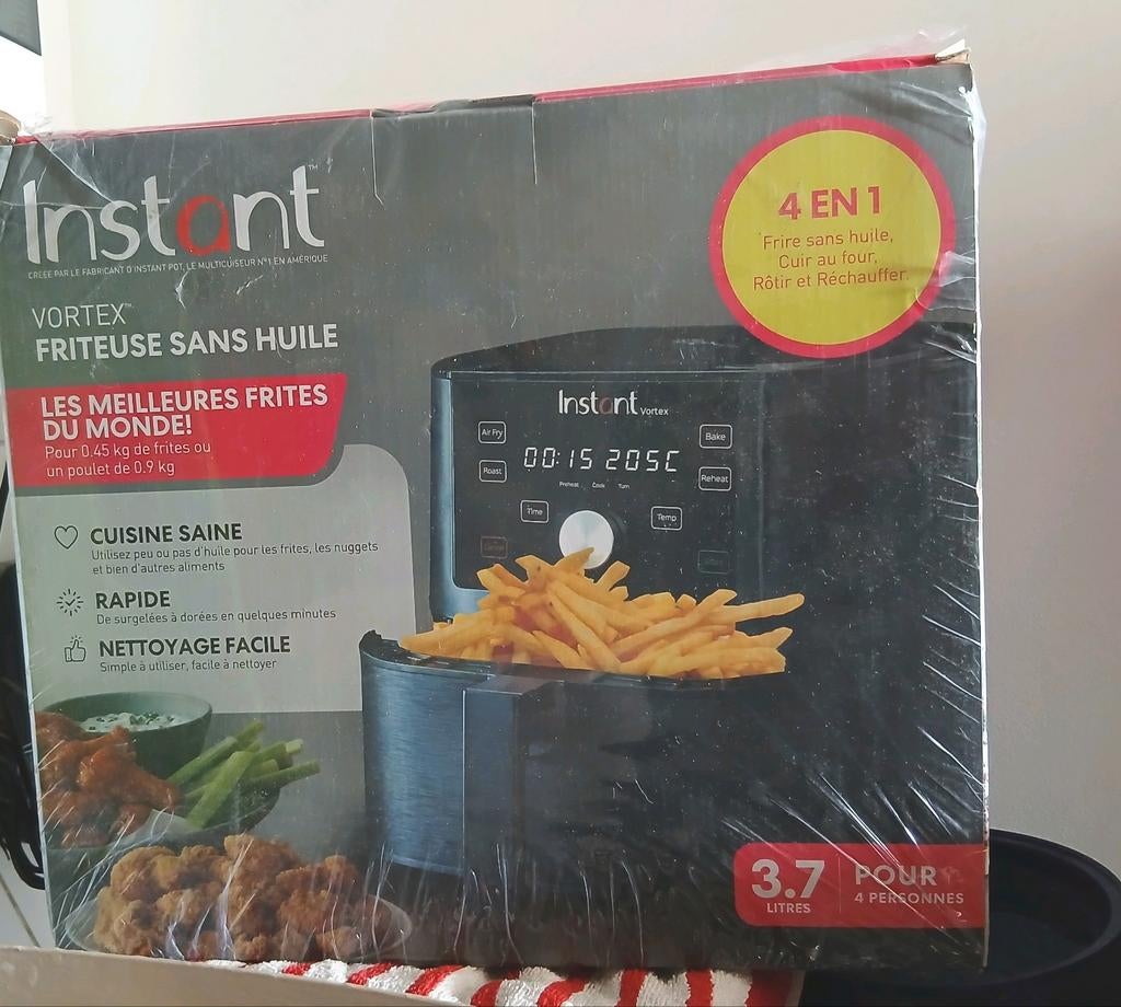 ⭐️ VIER ⭐️ AIRFRYER Nine Instant Pot 4-in-1 heteluchtfriteus, Ophalen, Nieuw